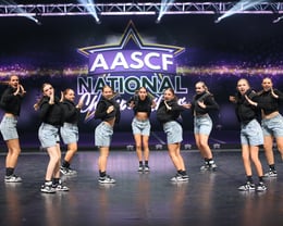 Snr Advanced Hip Hop AASCF Nationals 5th place